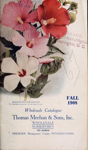 Cover of: Wholesale catalogue: fall 1908