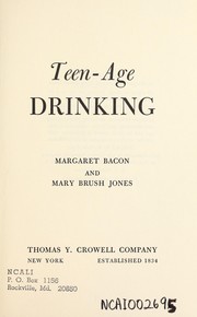Cover of: Teen-age drinking
