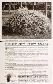 Cover of: The choicest hardy azalea
