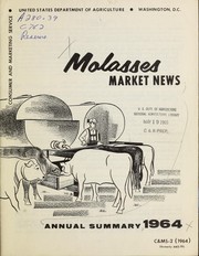 Cover of: Molasses market news: annual summary 1964