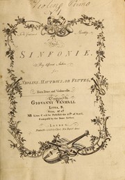 Cover of: [Symphonies, quartets, trios, etc.].