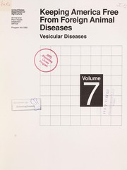 Keeping America free from foreign animal diseases. 7. Vesicular diseases