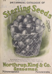 Cover of: 24th annual catalogue of sterling seeds