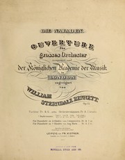 Cover of: Die Najaden, op. 15 by Bennett, William Sterndale Sir