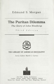 Cover of: The Puritan dilemma by Edmund Sears Morgan