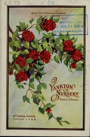 41st annual catalog by Yankton Nursery