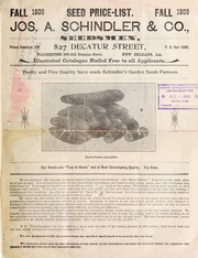 Cover of: Fall 1908 seed price-list