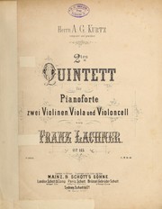 Cover of: 2tes Quintett f℗♭¡Łr Pianoforte, zwei Violinen, Viola und Violoncell, op. 145