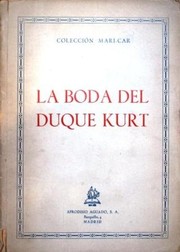 Cover of: La boda del Duque Kurt