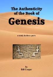 Cover of: The authenticity of the Book of Genesis by 