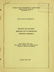 Textiles and clothing by United States. Bureau of Home Economics