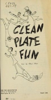 Cover of: Clean plate fun