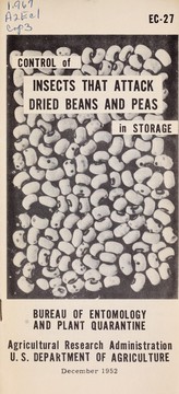 Control of insects that attack dried beans and peas in storage by H. D. Nelson