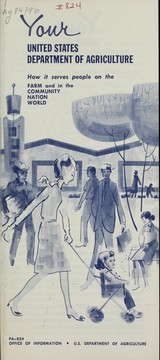 Cover of: Your United States Department of Agriculture: how it serves people on the farm and in the community, nation, world