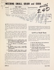 Cover of: Weeding small grain and corn with 2, 4-D