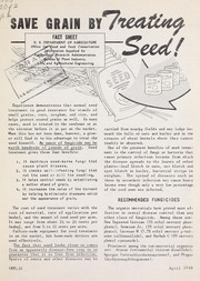 Cover of: Save grain by treating seed!: fact sheet