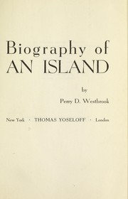 Cover of: Biography of an island.