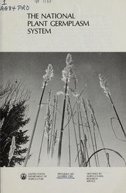 Cover of: The national plant germplasm system