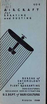 Cover of: Aircraft for spraying and dusting