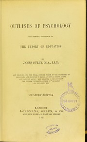 Cover of: Outlines of psychology by Sully, James