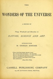 Cover of: The wonders of the universe | O. M. Dunham
