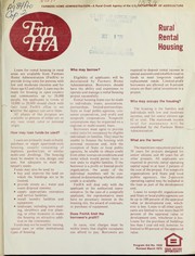 Cover of: Fm HA : rural rental housing