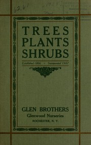 Cover of: Trees, plants, shrubs