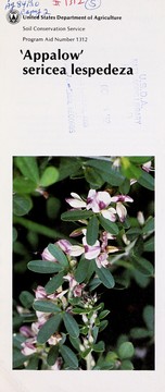 Cover of: 'Appalow' sericea lespedeza by 