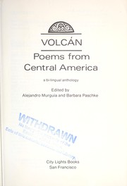 Cover of: Volcán : poems from Central America : a bilingual anthology