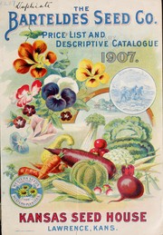 Cover of: Price list and descriptive catalogue 1907