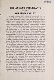 Cover of: The ancient inhabitants of the San Juan Valley | Byron Cummings