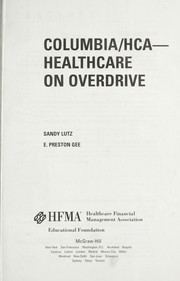 Cover of: Columbia/HCA--healthcare on overdrive