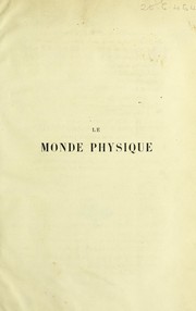 Cover of: Le monde physique