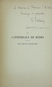 La cathédrale de Reims by Bréhier, Louis