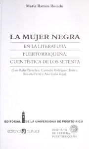 Cover of: La mujer negra en la literatura puertorriqueña by Marie Ramos Rosado