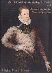 Cover of: Sir Philip Sidney's an apology for poetry, and, Astrophil and Stella: texts and contexts