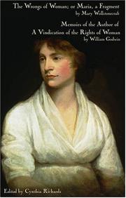 Cover of: The Wrongs of Woman; or Maria and Memoirs of the Author of a Vindication of the Rights of Woman (Eighteenth Century Literature) (Eighteenth Century Literature)