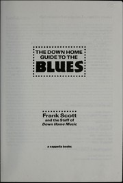 The Down Home guide to the blues by Frank Scott