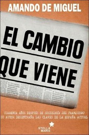 Cover of: El cambio que viene