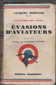 Cover of: Évasions d'aviateurs by Jacques Mortane