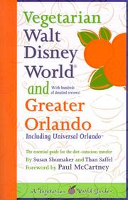 Cover of: Vegetarian Walt Disney World and greater Orlando
