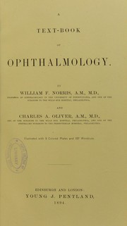 Cover of: A text-book of ophthalmology