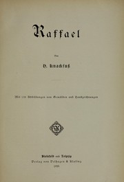 Cover of: Raffael
