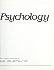 Cover of: Biological psychology by Daniel P. Kimble