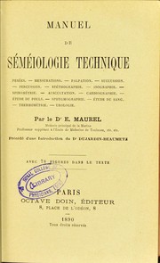 Cover of: Manuel de s©♭m©♭iologie technique