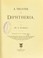 Cover of: A treatise on diphtheria