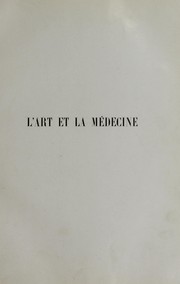 Cover of: L'art et la médecine