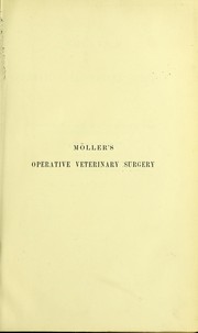 Cover of: M©œller's operative veterinary surgery