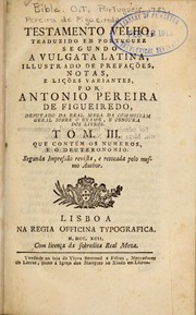 Testamento Velho by Antonio Pereira de Figueiredo