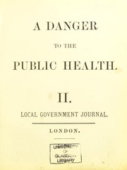 Cover of: A danger to the public health